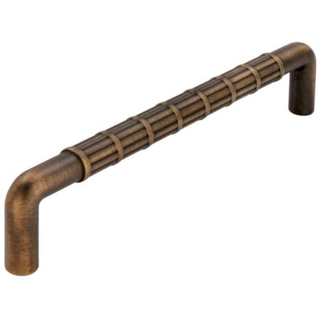 Poignée de meuble bilbao - Décor : Bronze - Longueur : 170 mm - Profondeur : 34 mm - SIRO