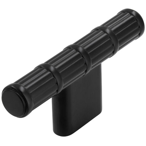 Poignée de meuble bilbao - Décor : Noir - Longueur : 69 mm - Profondeur : 32 mm - SIRO