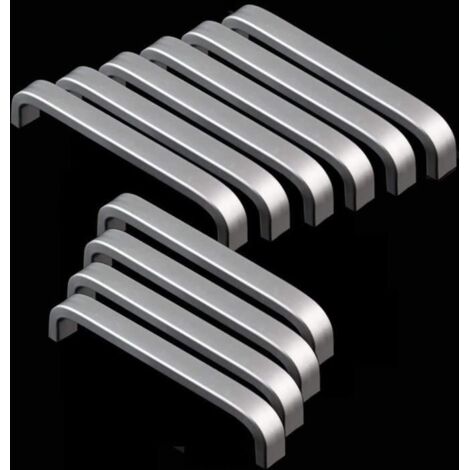 Poignée de Meuble Cuisine Inox Porte Cuisine Poignet Tiroir en Aluminium Bâton Exterieure Avec 20 Vis Pour Armoire Porte Placard-10