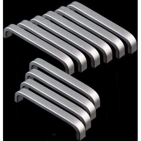 Poignée de Meuble Cuisine Inox Porte Cuisine Poignet Tiroir en Aluminium Bâton Exterieure Avec 20 Vis Pour Armoire Porte Placard-10