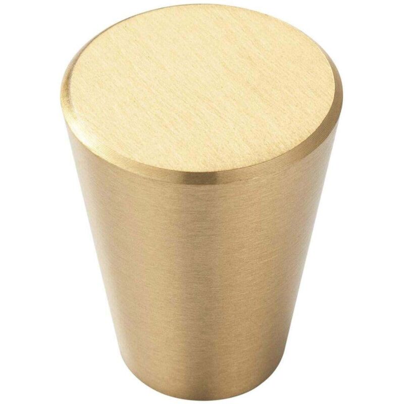 Poignée de meuble moderne et simple à un trou, en cuivre, pour porte de placard.