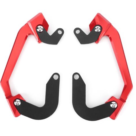 Poignée de Passager Support Selle Moto pour Honda CB650R/CBR650R 2019-2020 - Barre Grab Red Aluminium T6061 - Kit 2 barres + 4 supports
