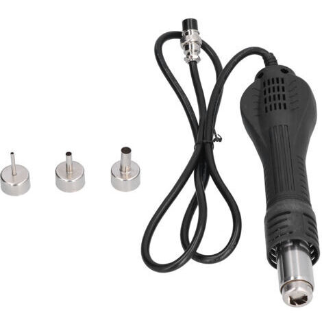 Poignée de pistolet à Air chaud, 8 trous, 4 noyaux, antistatique, résistant à l'usure, refroidissement intelligent, poignée de remplacement Flexible pour pistolet thermique