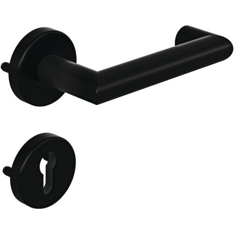 Poignée de porte 162PBR01.530 PA ma 90m PZ-PZ DIN Gauche/Droite HEWI