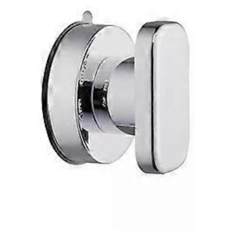 Poignée de porte à ventouse - Poignée avec ventouse - 62 x 50 mm - Boutons de meuble - Sans perçage - Uniquement pour surfaces lisses