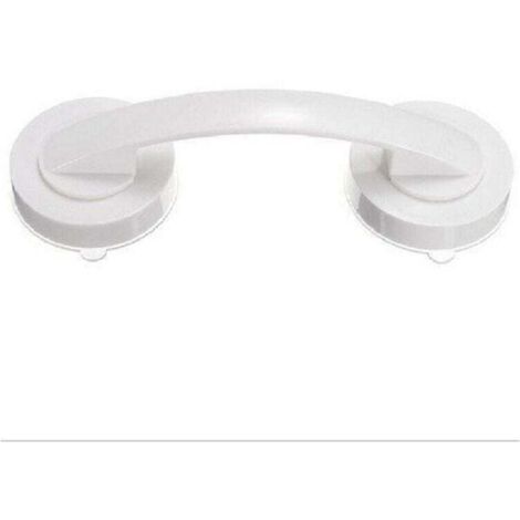 Poignée de porte à ventouses pour salle de bain, antidérapante et portable, avec ventouses ultra-résistantes pour fenêtre de douche (lot de 2).-AquaForge