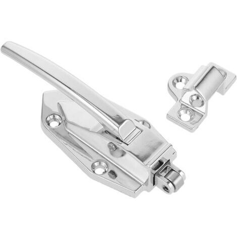 Poignée de Porte Alliage de Zinc pour Congélateur et Four Loquet Plat Robuste Installation Stable et Polyvalente pour Armoires Frigorifiques et Fours
