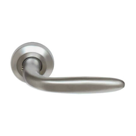 Poignée de porte Aluminium - Aliénor - Finition Chrome perle