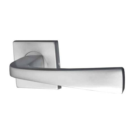 Poignée de porte Aluminium - Ambiance - Finition Chrome perle
