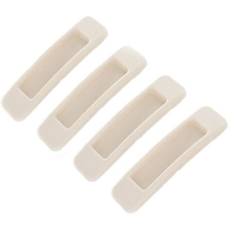 Poignée de porte - Autocollant Instantané - Kaki - 4 PCS - Dimensions 11 x 3 cm