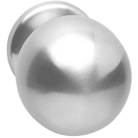 Poignée de porte avant Castor passe-partout en acier inoxydable Ø 7,5 cm - 0035.393081