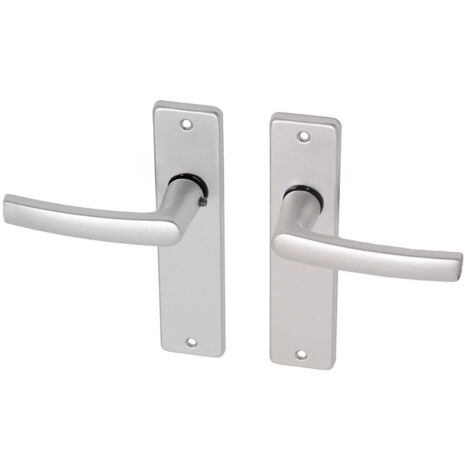 Poignée de porte avec bouclier modèle bloc aluminium - Par jeu