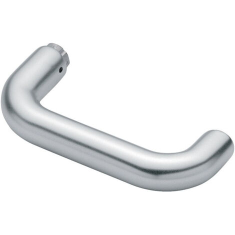 Poignée de porte avec trou Paris 138 Aluminium.F2/argent neuf coloré 4-CT.8mm DIN L/D