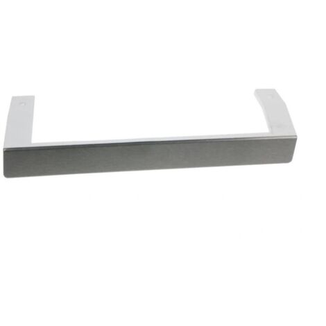 POIGNEE DE PORTE BLANCHE AVEC FACADE EN METAL BROSSE DE REFRIGERATEUR BEKO