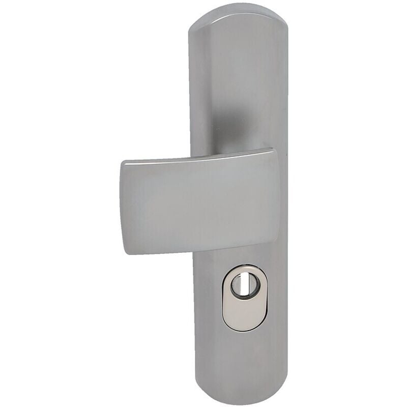 Vachette - Poignée de porte blindée design muze Platine 195