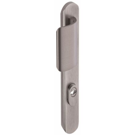 Poignée de porte blindée étroite Secumax Palière Anodinox (7mm/70mm)