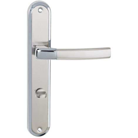Poignée de porte Camila chromée satinée 72 WC - MP KL VC7WC