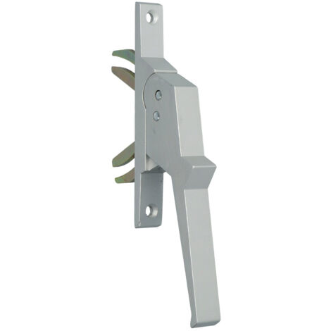 Poignée de porte coulissante aluminium 2 fourches – Résistante aux intempéries – Pour fixation fiable – 520101 – Argenta