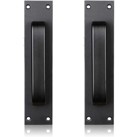 Poignée de porte coulissante noire pour cuisine/mobilier/armoire/armoire/poignée de tiroir pour foulards de porte de grange