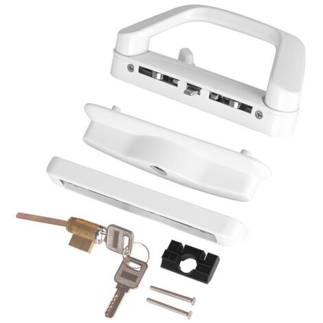 Poignée de porte coulissante, poignée de remplacement pour porte vitrée de balcon, verrou-AquaForge