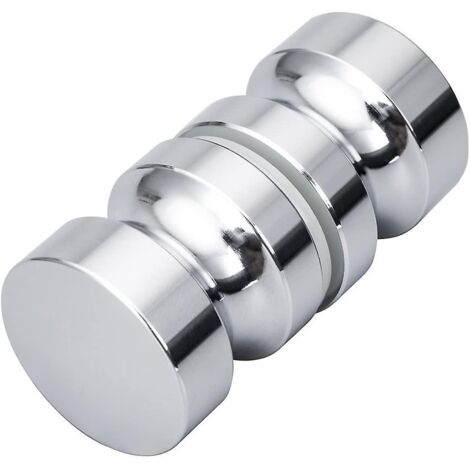 Poignée de porte de douche en alliage d'aluminium Bouton de poignée, rainure Poignée de porte de douche Boutons, poignées Boutons pour B-Ensoleillé