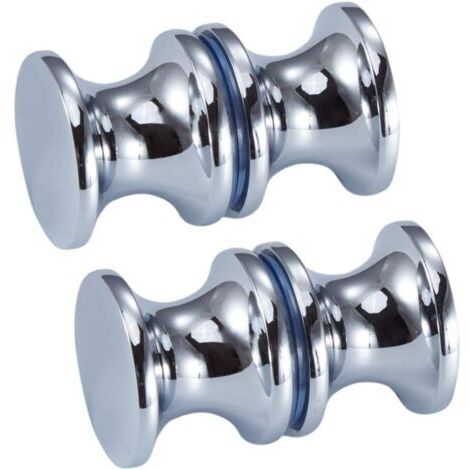 Poignée de porte de douche, poignée de porte de baignoire en acier inoxydable 2pcs pour la maison, salle de bain
