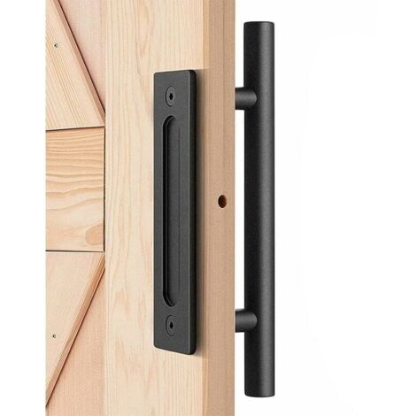 Poignée de Porte de Grange, Poignée de Porte Coulissante, Poignée de Porte de Grange Robuste, Tirez la Poignée pour Le Garage, Poignée de Traction de Porte,Coulissante Poignee de Porte