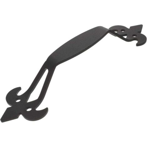 Poignée de porte de grange, poignée de porte prune noire, poignée de porte coulissante en fonte avec vis