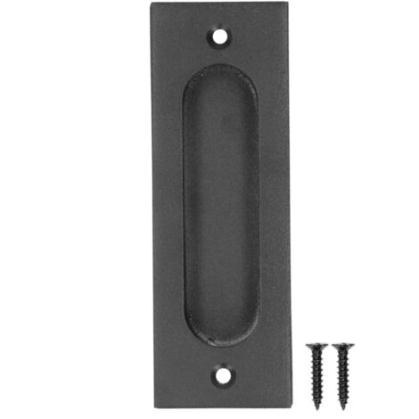 Poignée de porte de grange rectangulaire en acier inoxydable, bouton de traction de placard pour porte de hangar, Garage, maison