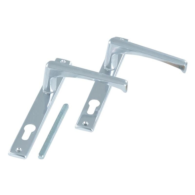 Poignée de porte de jardin Poignée à cliquet Armature pour porte en Alu