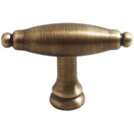 Poignée de porte de meuble/tiroir vintage, 8 tailles disponibles, bouton pour armoire/placard à chaussures, trou unique - 50 mm
