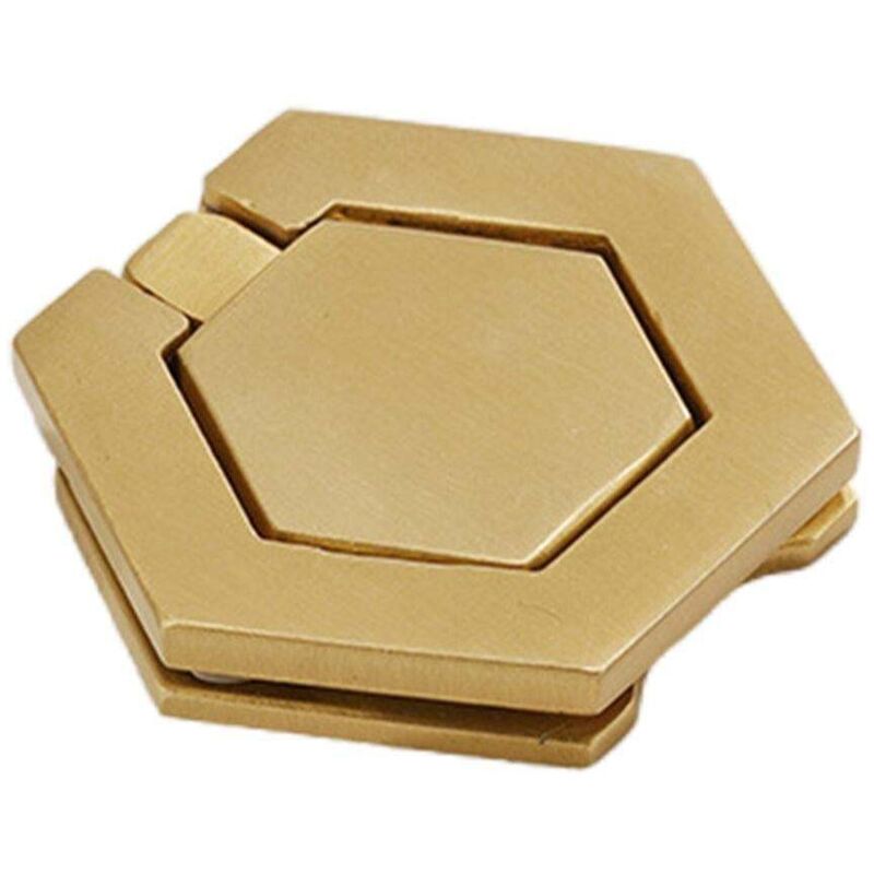 Poignée de porte de placard moderne à un trou et à 6 pans pour tiroir ou armoire