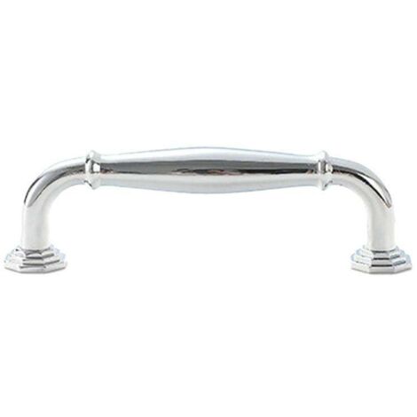 Poignée de porte de tiroir/meuble moderne, simple et antique, en cuivre, 96 mm, à un seul trou.