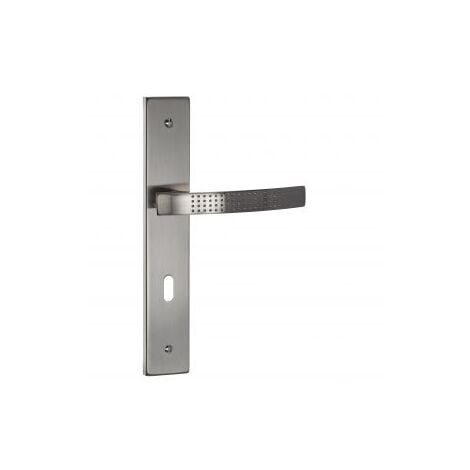 Poignée de porte Elona Clé nickel mat