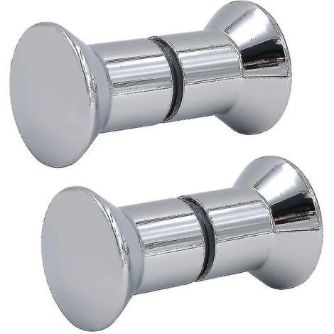 Poignée de porte en acier inoxydable, bouton de lavabo, poignée chromée en alliage d'aluminium, tout aluminium
