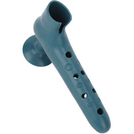 Poignée de porte en silicone antidérapante et antichoc, avec ventouses pour bureau ou maison, bleue