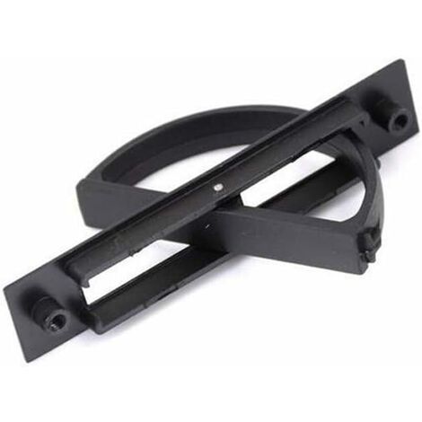 Poignée de Porte Encastrée Poignées Cachées en Alliage de Zinc Pratique Bouton de Plancher Encastré Dissimulé pour Tiroir Armoire Armoire de Plancher (Noir)