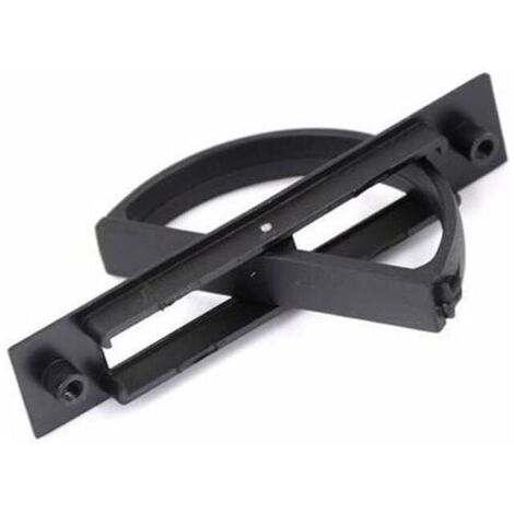 Poignée de Porte Encastrée Poignées Cachées en Alliage de Zinc Pratique Bouton de Plancher Encastré Dissimulé pour Tiroir Armoire Armoire de Plancher (Noir)-LIAIKI