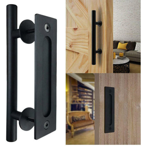 Poignée de porte ensemble de poignée de porte coulissante en bois