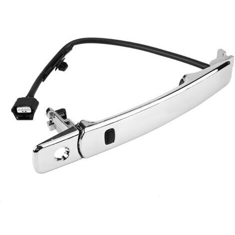 Poignée de porte extérieure avant gauche chromée avec système d'entrée intelligente pour Nissan Rogue 2010-2013 80640-CA012