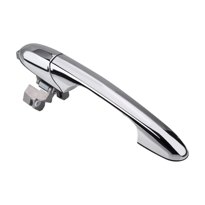 Poignée de Porte Extérieure Droite Passager F-iat 500 500 Conduite à Droite Côté Poignée Extérieure Compatible 735451696 Chromé
