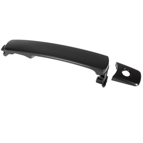 Poignée de porte extérieure noire avant gauche pour Nissan Rogue 07-13