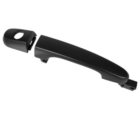 Poignée de porte extérieure noire avec trou pour Kia Sportage 04-10, avant droite