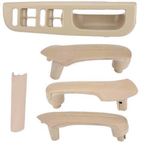 Poignée de Porte Intérieure Beige et Encadrement de Commutateur pour VW Golf MK4 1999-2004