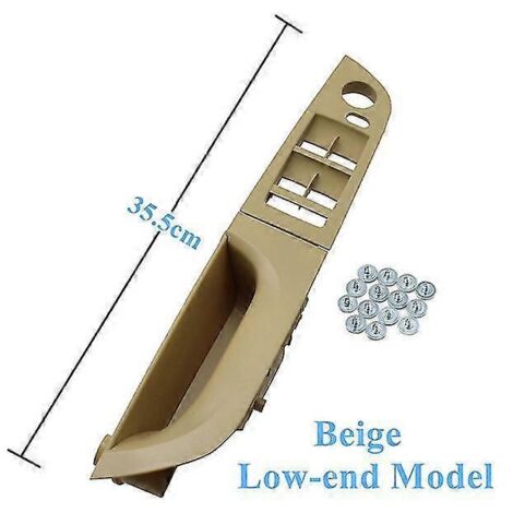 Poignée de porte intérieure côté conducteur (LH) pour BMW Série 3 E90 E91 316 318 320 325 328i - Beige - 35,5 cm