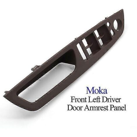 Poignée de porte intérieure de remplacement en cuir pour BMW X5 X6 E70 E71 2007-2013 - Poignées de porte intérieures - Moka LHD Accoudoir