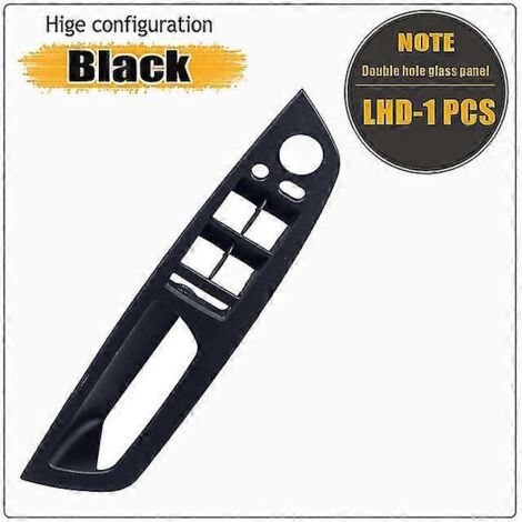 Poignée de porte intérieure droite et gauche pour BMW E70 X5 E71 E72 X6 Sav - Accessoires intérieurs automobiles - Poignées de porte intérieures - Conduite à gauche (LHD) - Noir