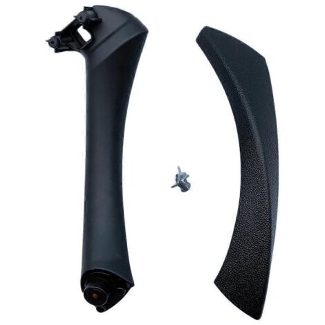 Poignée de porte intérieure droite pour BMW Série 3 E90, noire (voir photo)