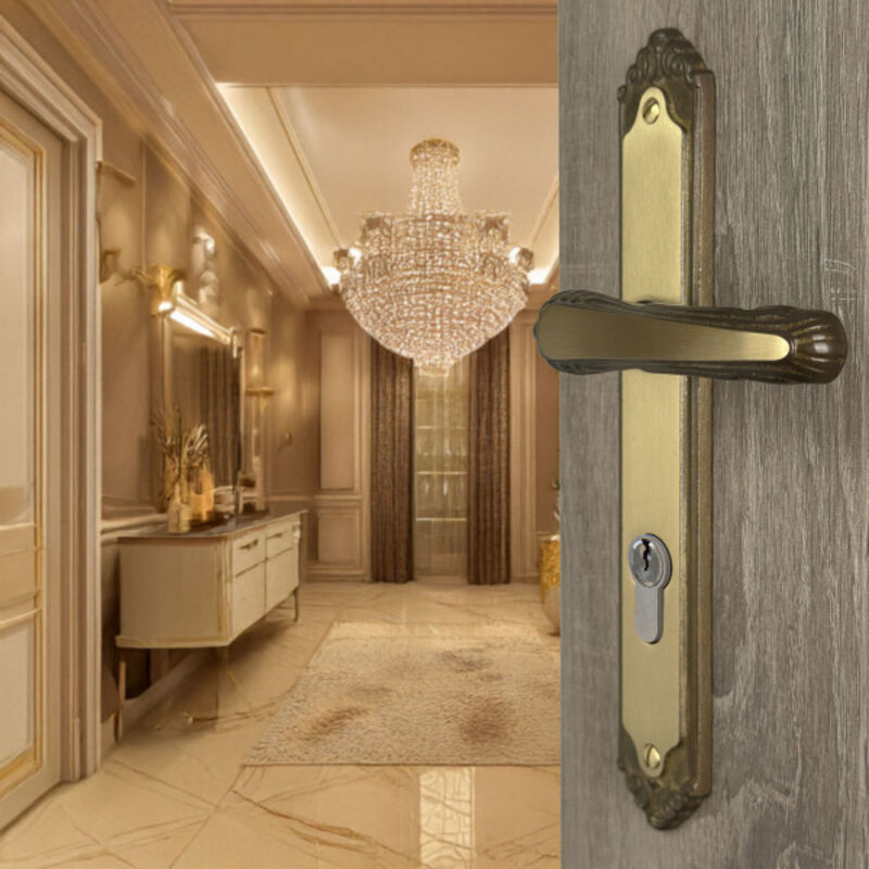 Ouvre&Déco - 2 poignées de porte ISABELLA cylindre, laiton patiné entraxe 195 mm Ouvre&Déco - 2 poignées de porte ISABELLA cylindre, laiton patiné entraxe 195 mm