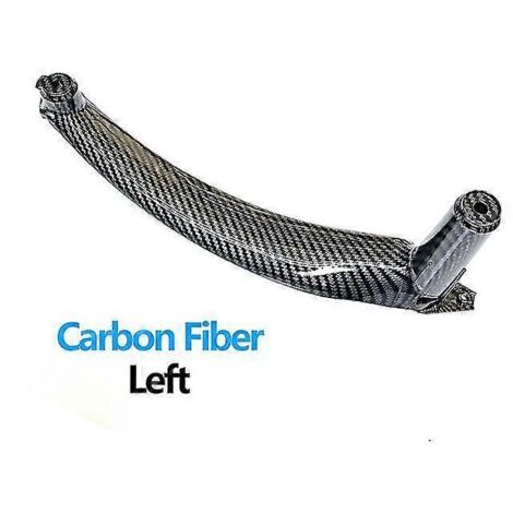 Poignée de porte intérieure gauche (côté passager) neuve et améliorée pour BMW X5 X6 E70 E71 (2007-2013) - 1 pièce en carbone